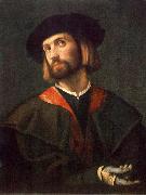 MORETTO da Brescia Portrait of a Man sg oil on canvas